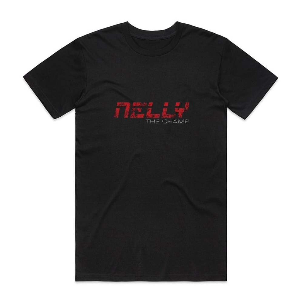 Nelly The Champ Album Cover T-Shirt Black